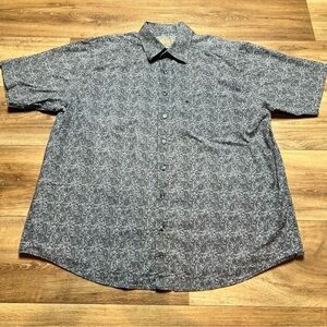 Man’s Panhandle Western Button Down Short Sleeve Shirt Size XL